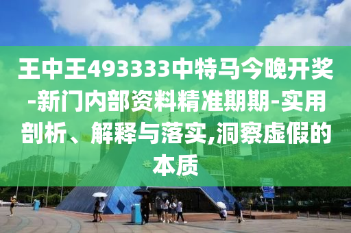 王中王493333中特馬今晚開獎-新門內部資料精準期期-實用剖析、解釋與落實,洞察虛假的本質